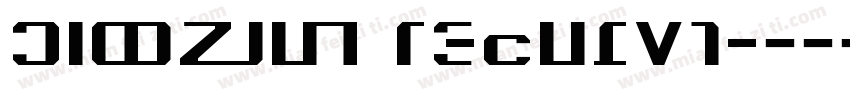 SIhym Regular字体转换